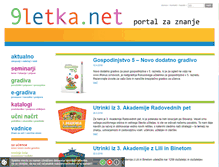 Tablet Screenshot of devetletka.net